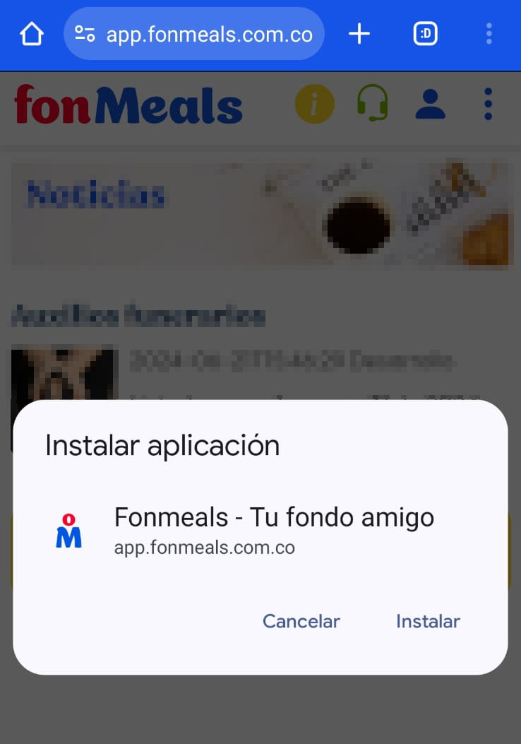 App - Confirmar